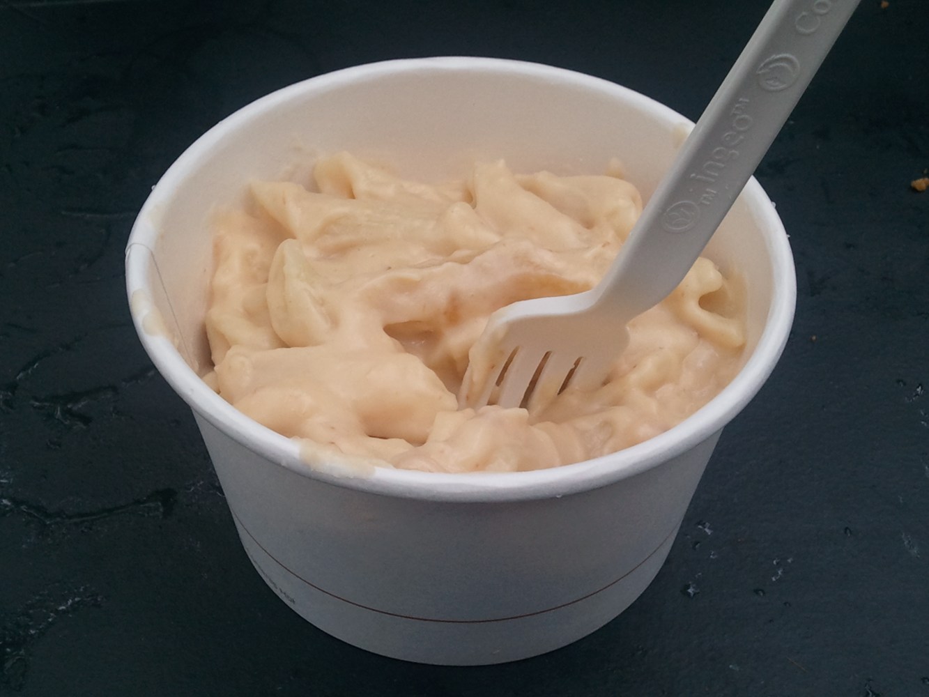 a bowl of food