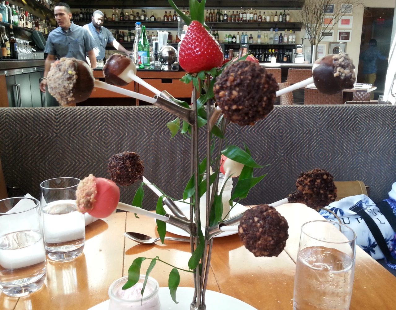 David Burke Kitchen Cheesecake Lollipops