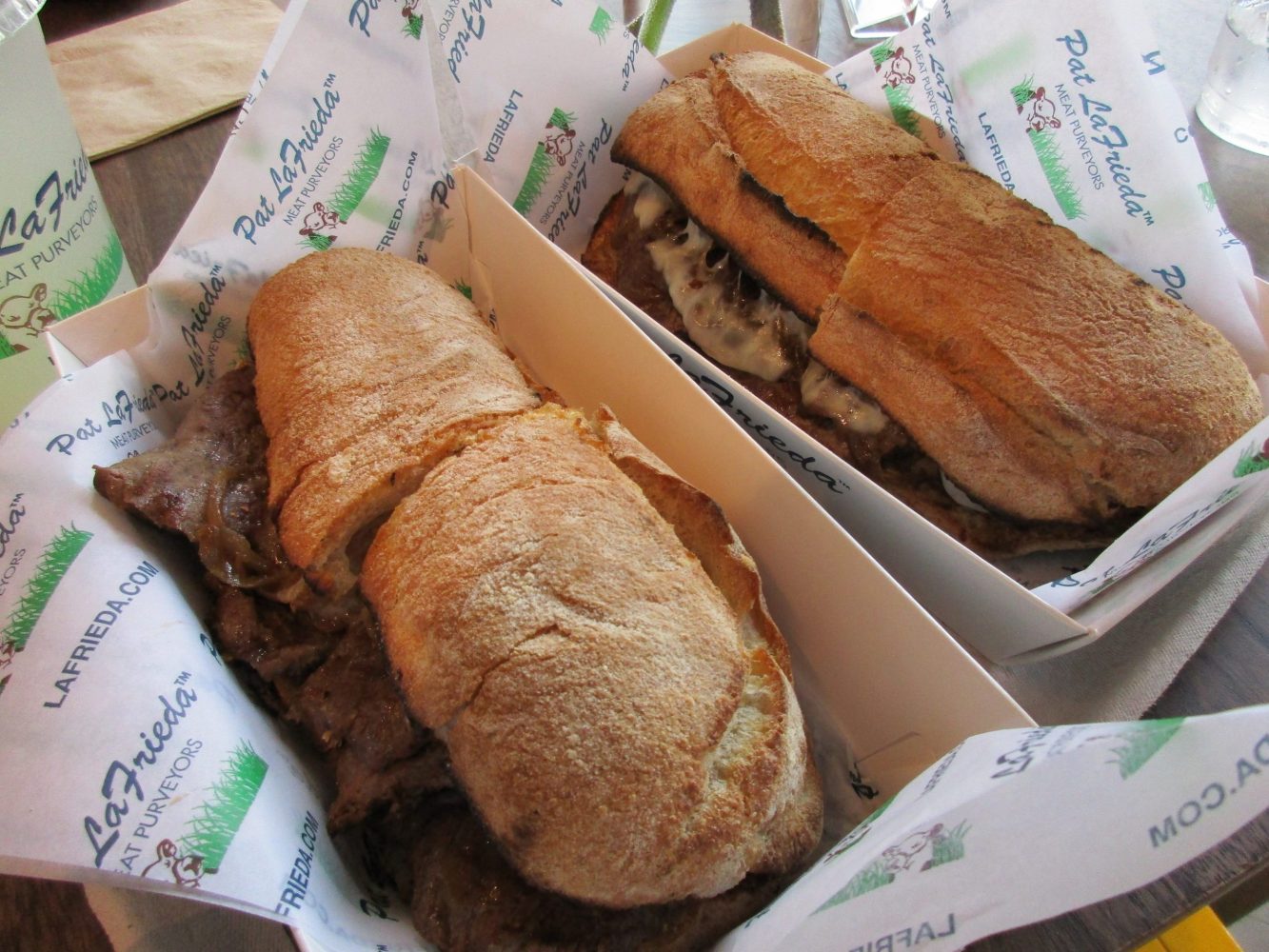 Pat LaFrieda black angus steak sandwich