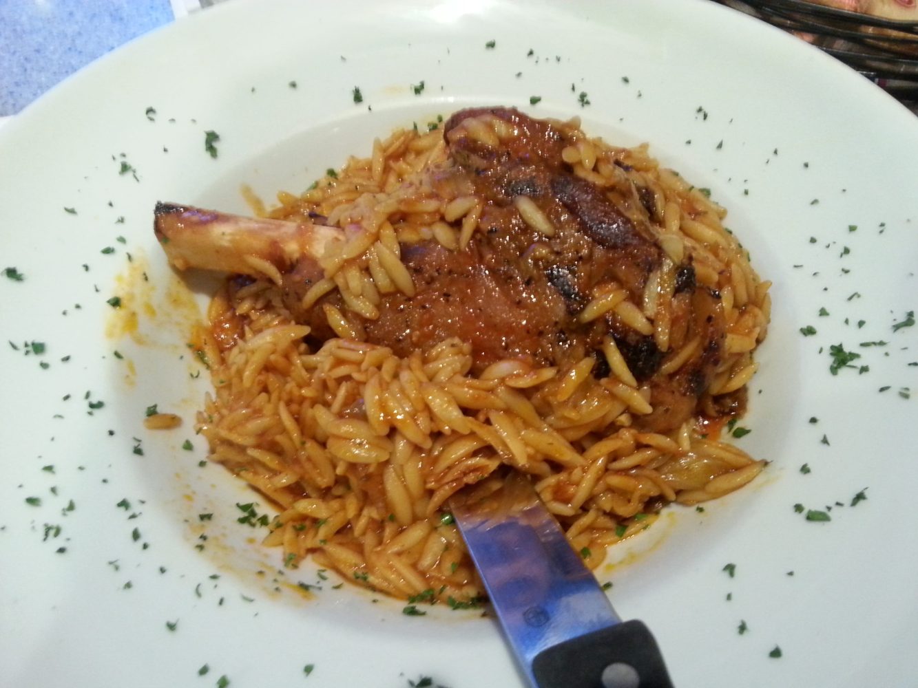 Gee Whiz Diner Lamb Shank