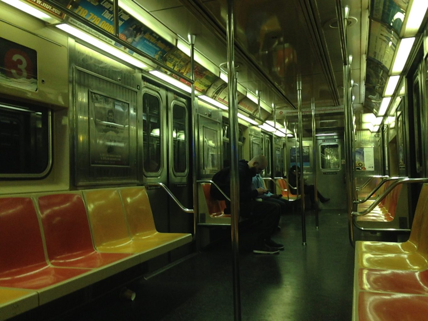 Inside a Subway Car