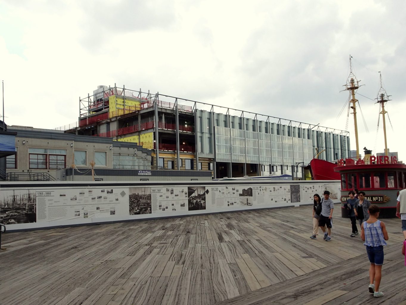 Pier 17 Under Construction