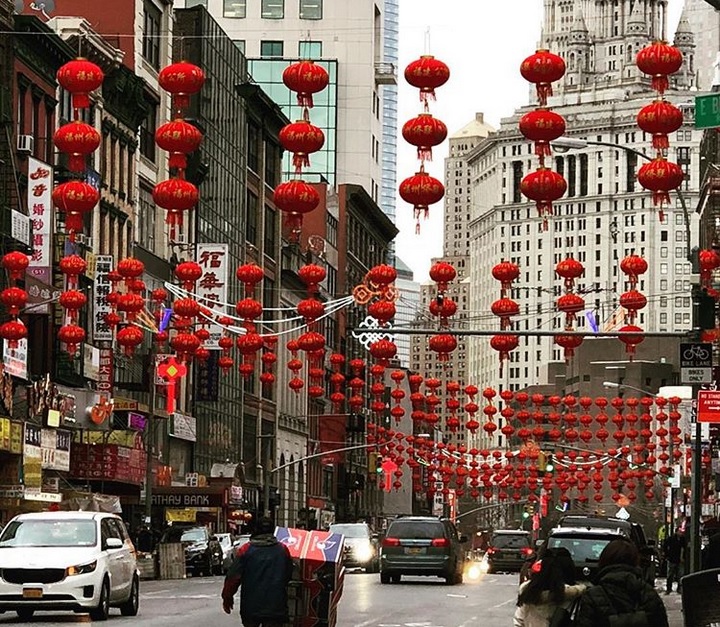 Chinese New Year Lanterns in Chinatown
