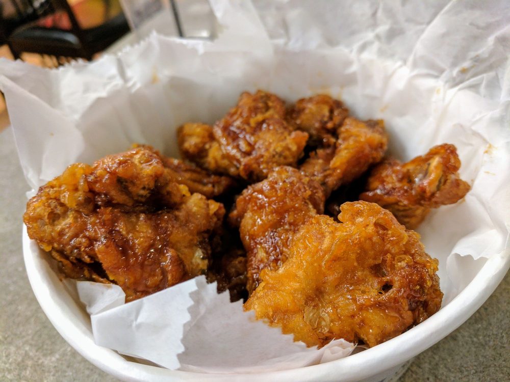 BBQ Olive Chicken Spicy Miso Garlic Wings