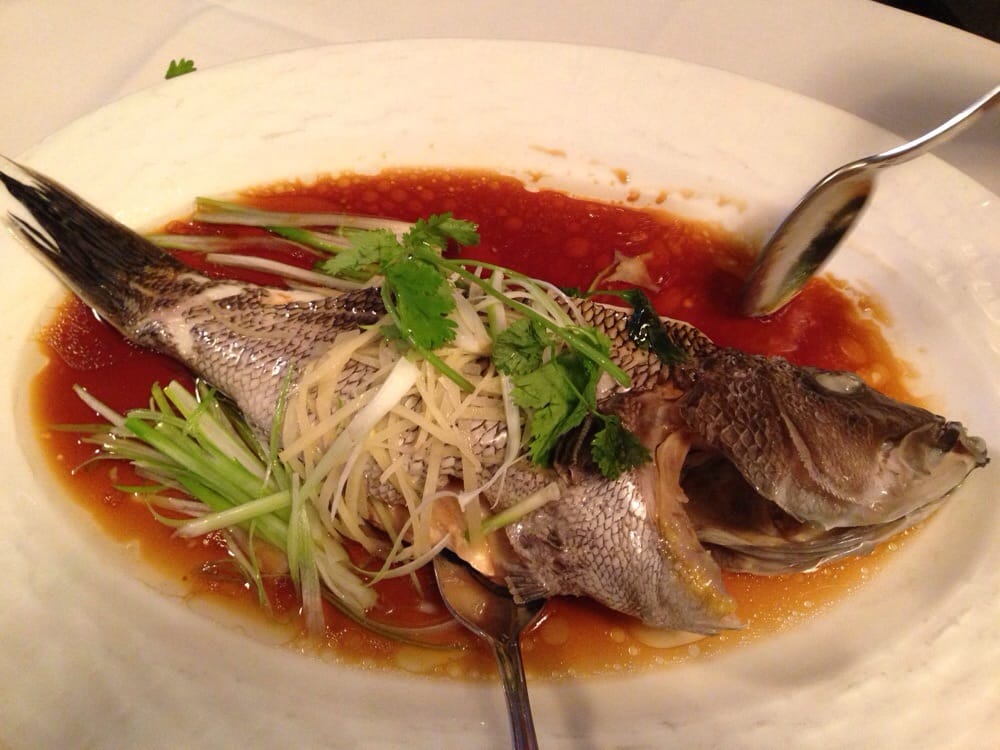 Steamed Sea Bass