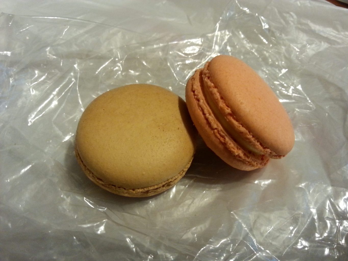 Macaron Parlour candied bacon with maple cream cheese and Cheetos macaron
