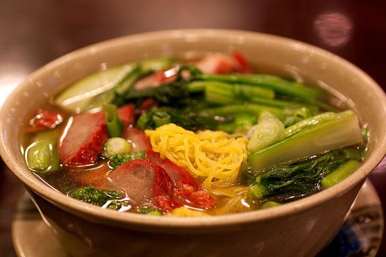 Roast Pork Wonton Noodle Soup HK Wonton Garden