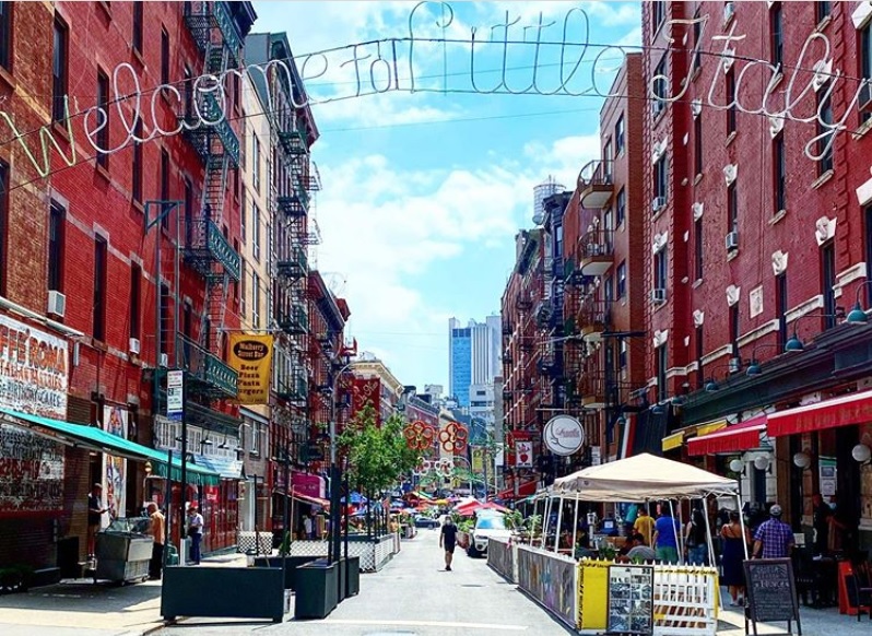 Welcome to Little Italy Sign