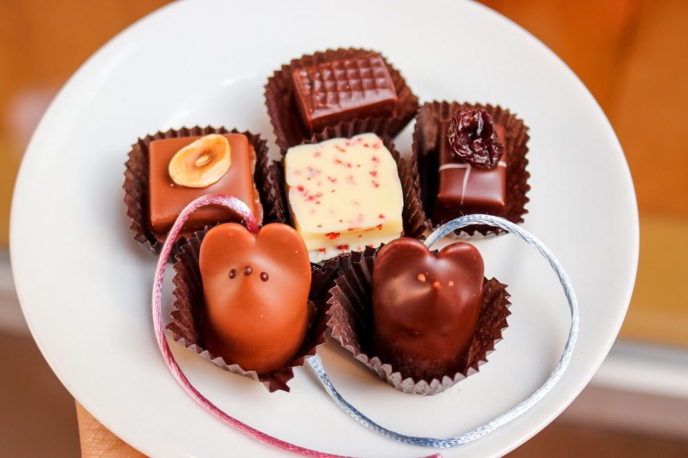 LA Burdick Handmade Chocolates Mice and Bon Bons