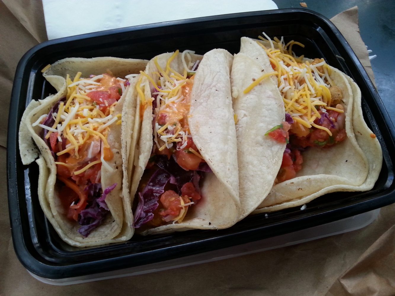 Tacos from a Food Fair