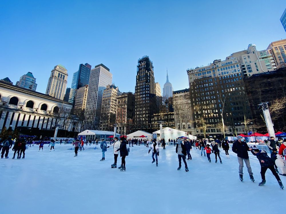 Bryant Park Ice Skating Rink Winter Village