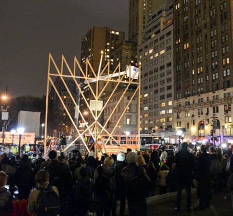 Worlds Largest Hanukkah Menorah