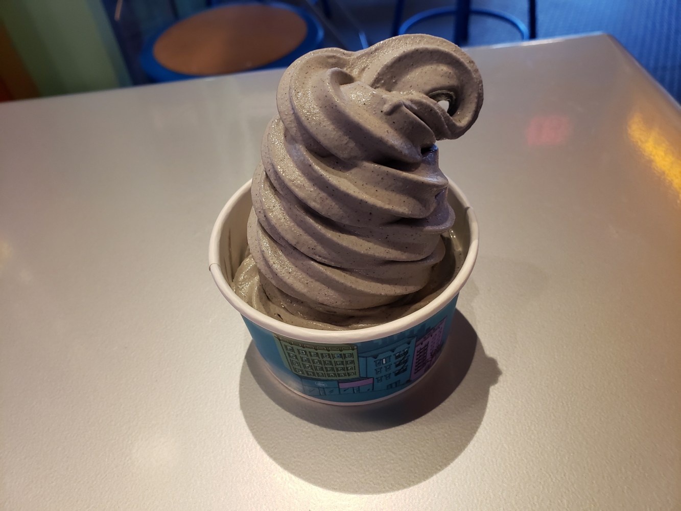 Soft Serve Black Sesame Ice Cream