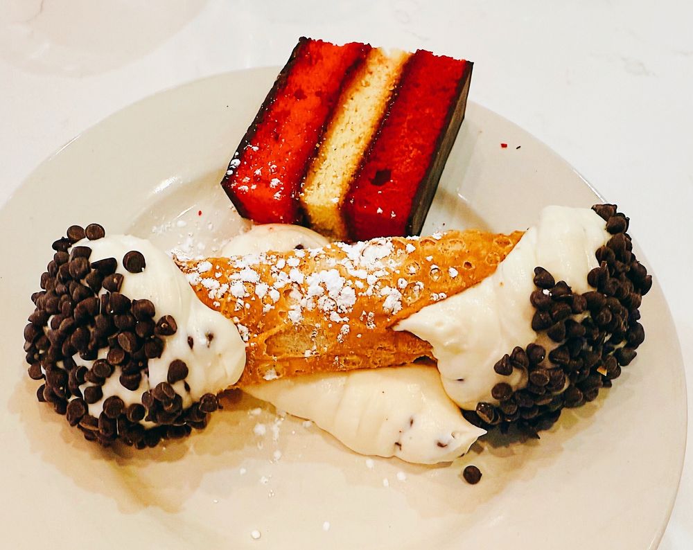Pasticceria Rocco Cannoli and Rainbow Cookie