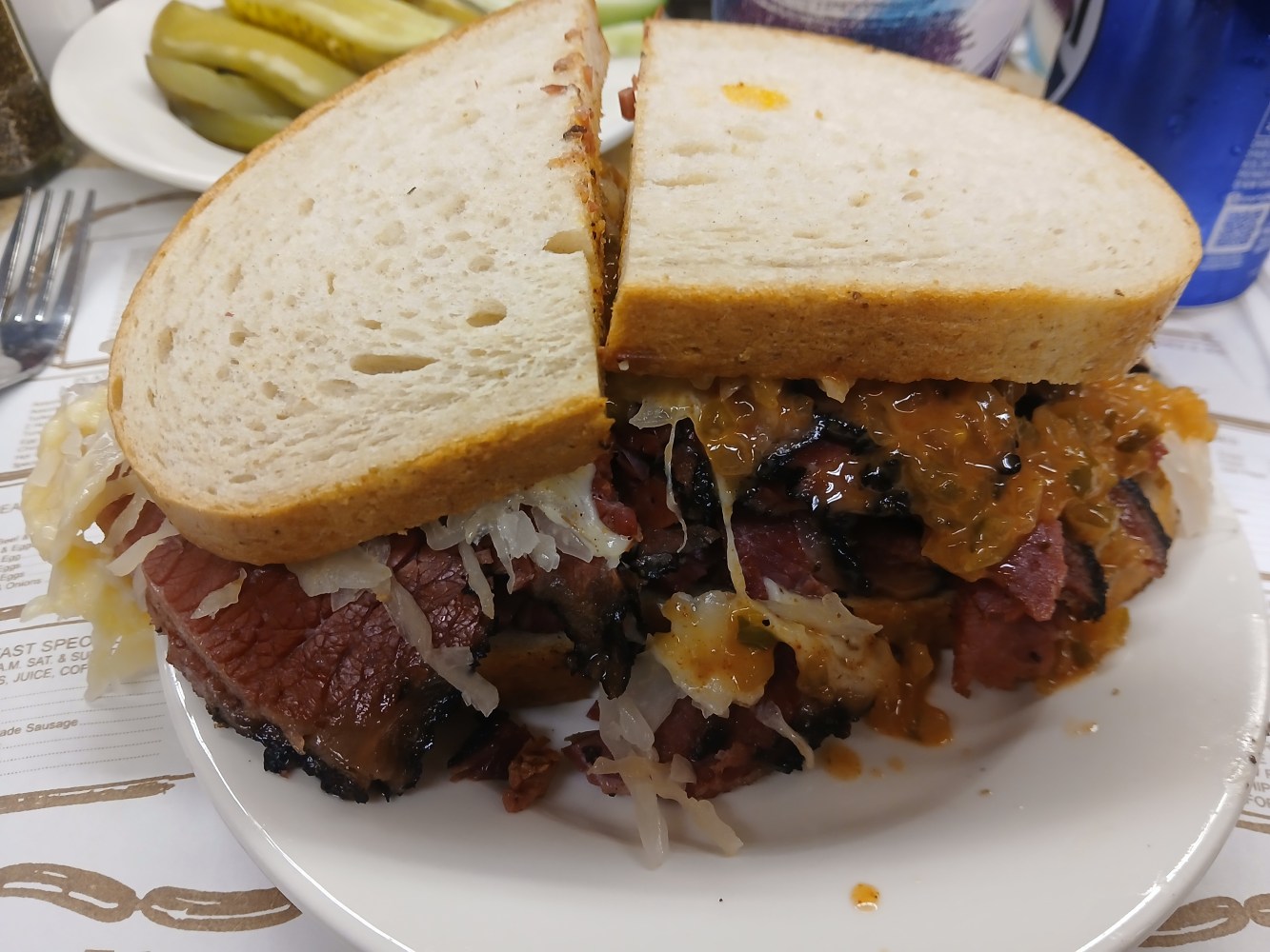 Katz Deli Pastrami Reuben
